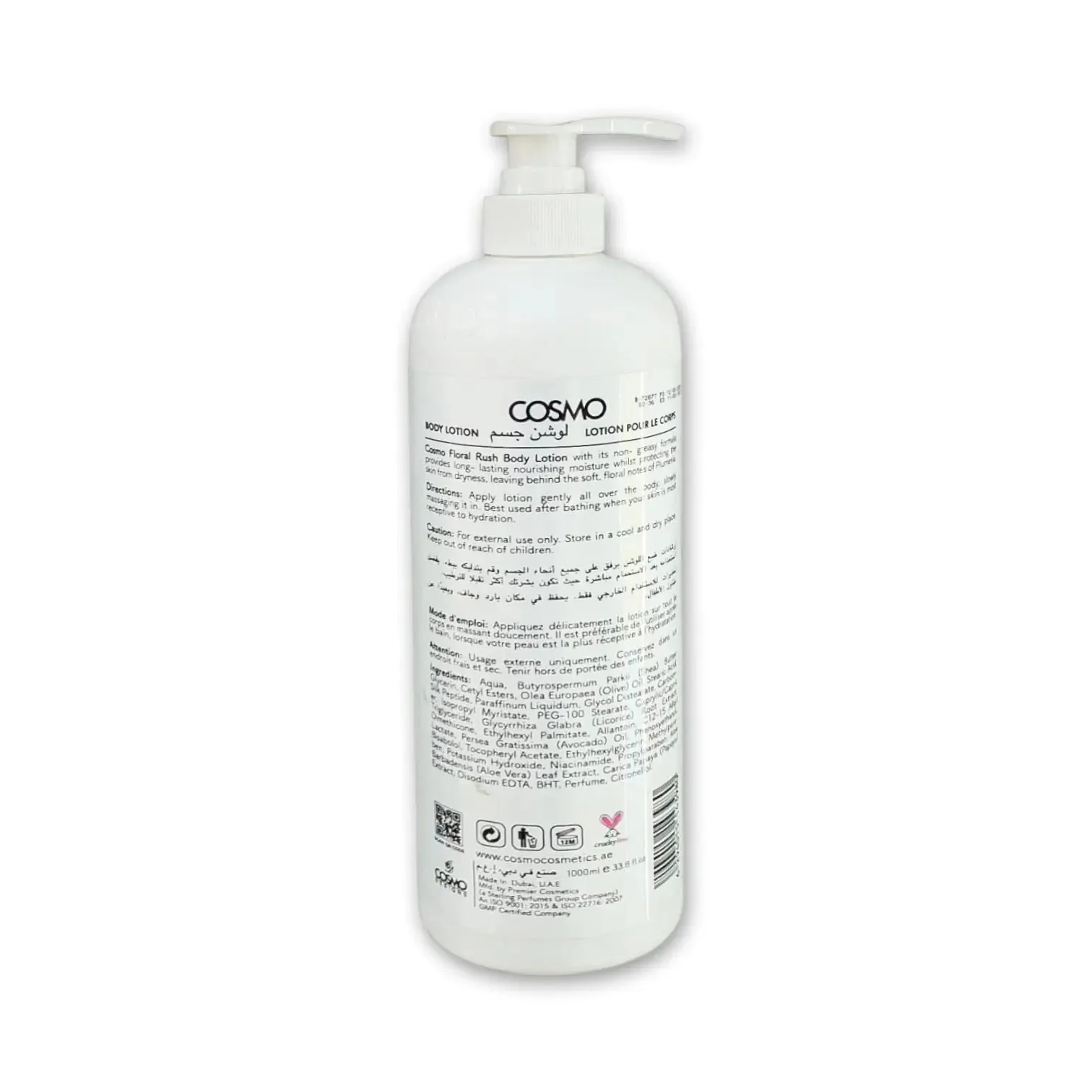 Cosmo Perfumed Body Lotion 1000ml