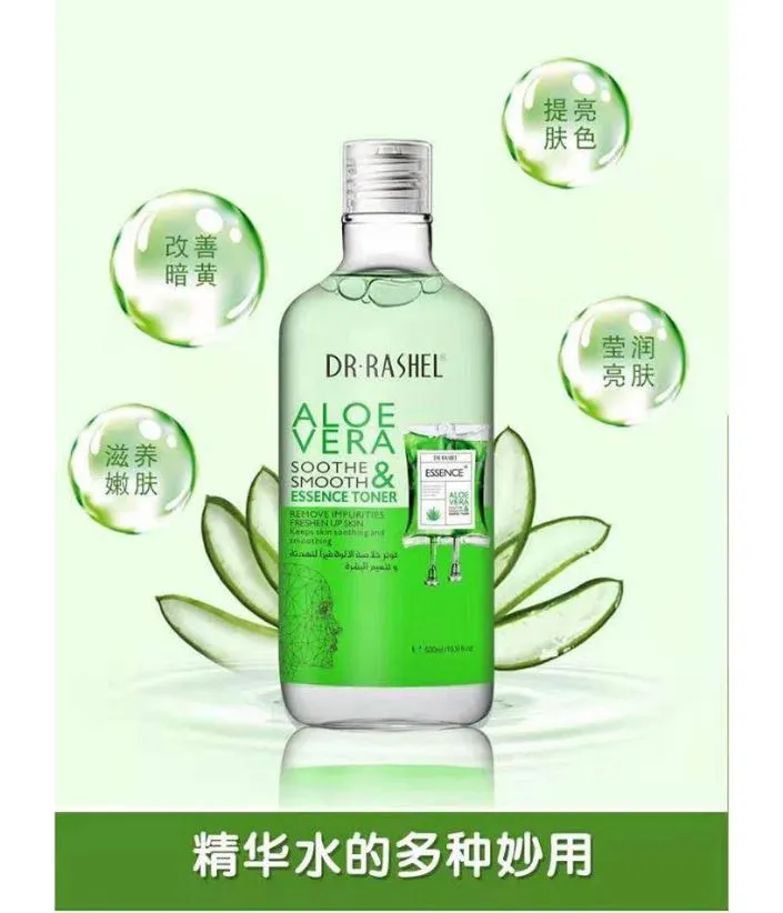 Dr.Rashel Aloe Vera Soothe & Smooth Essence Toner - 500ml DRL- 1502