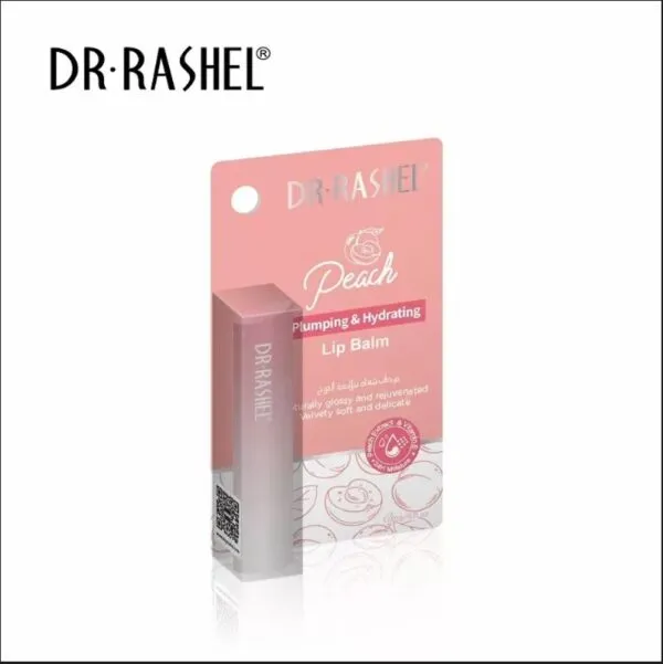 Dr.Rashel Peach Plumping & Hydrating Brighten & Moisturizing Lip Balm DRL- 1672