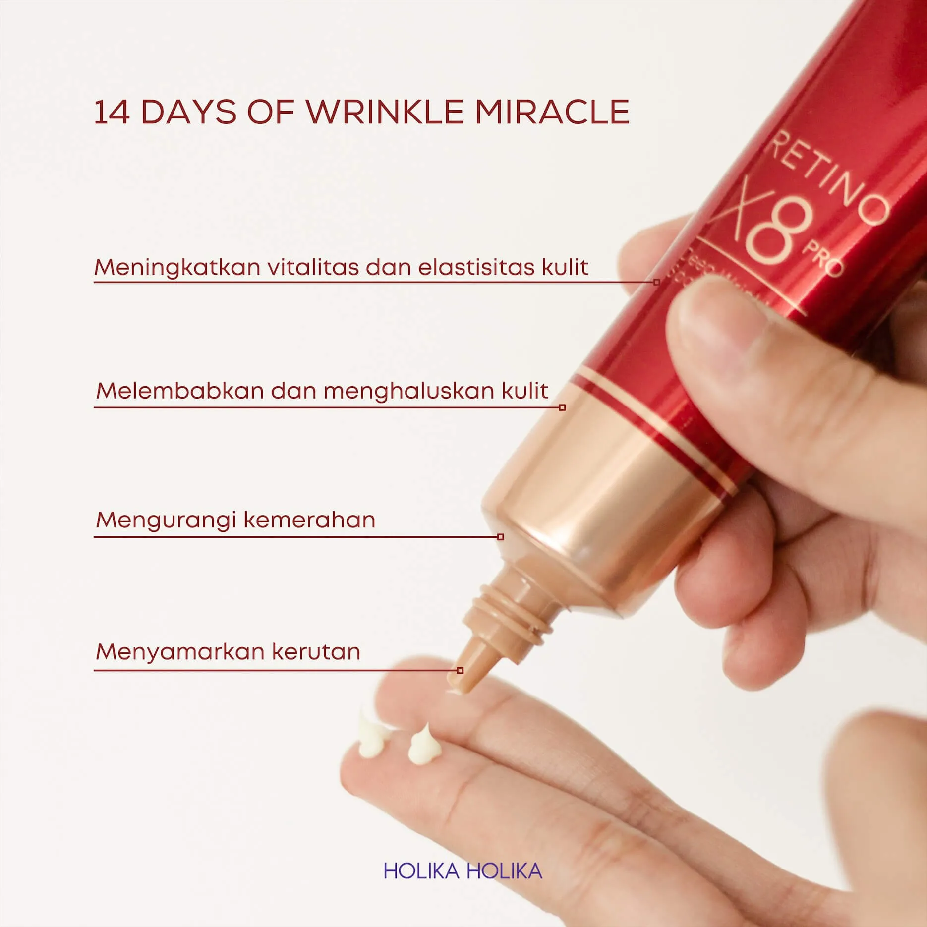 ENPRANI Retino X8 Pro Deep Wrinkle Spot Corrector | Menyamarkan Kerutan Dalam 14 Hari