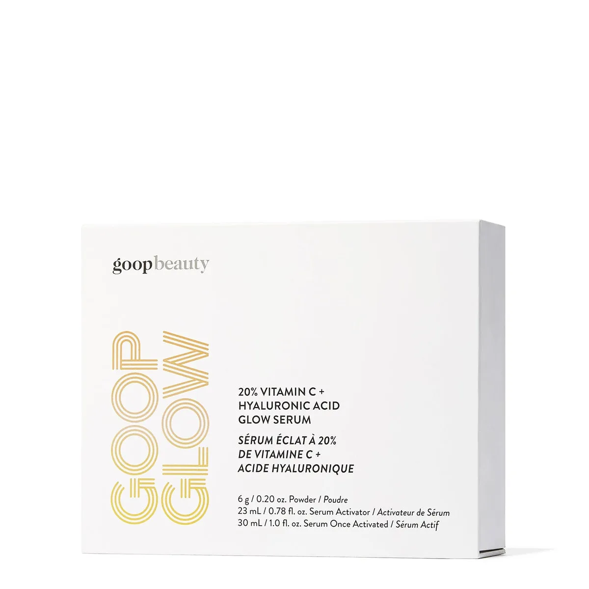 GOOPGLOW 20% Vitamin C   Hyaluronic Acid Glow Serum
