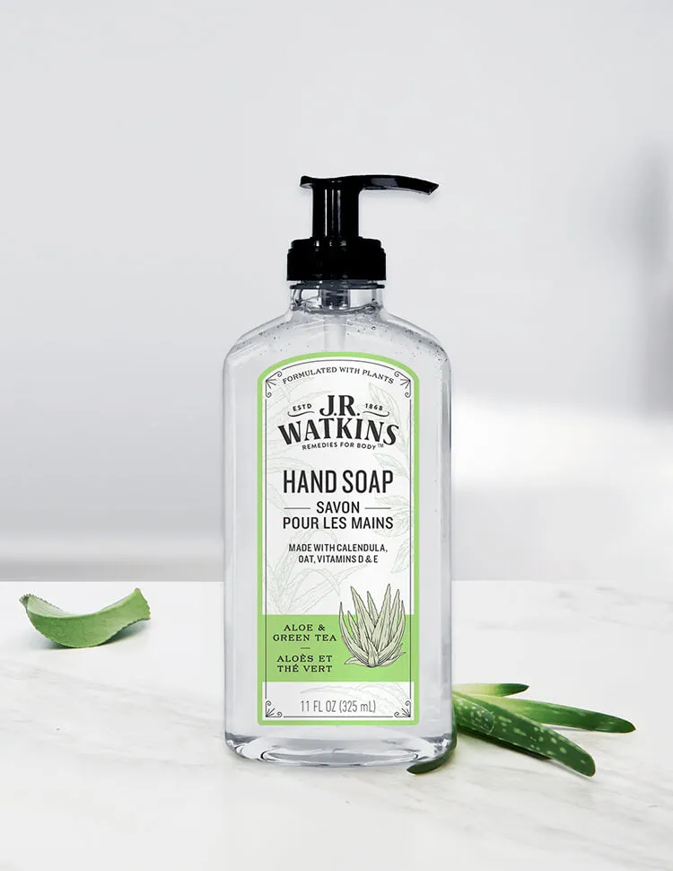 Hand Soap Gel Aloe & Green Tea 11floz