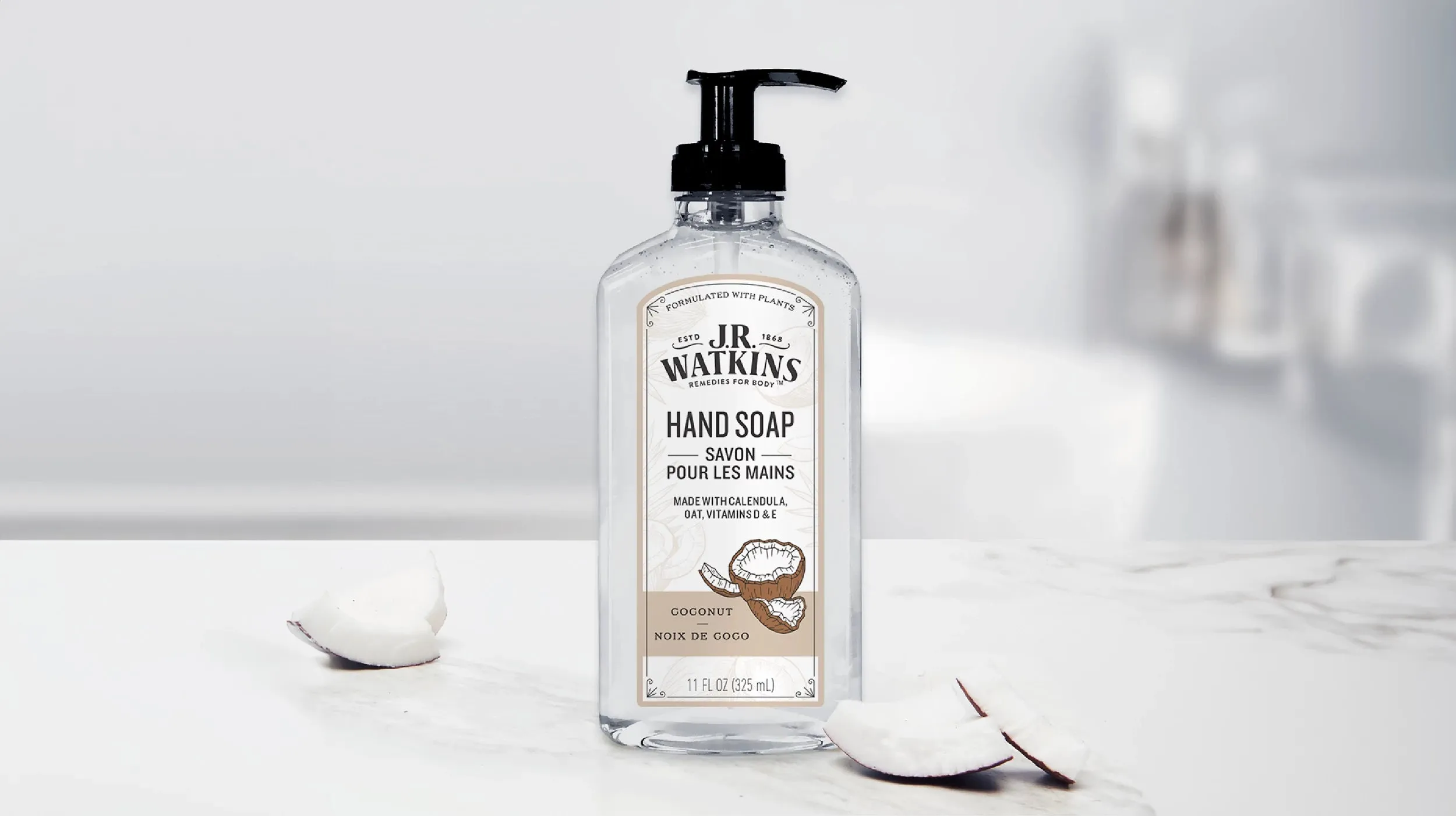 Hand Soap Gel Coconut 11floz