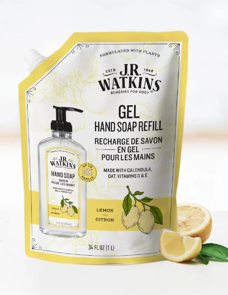 Hand Soap Gel Lemon 34floz Refill