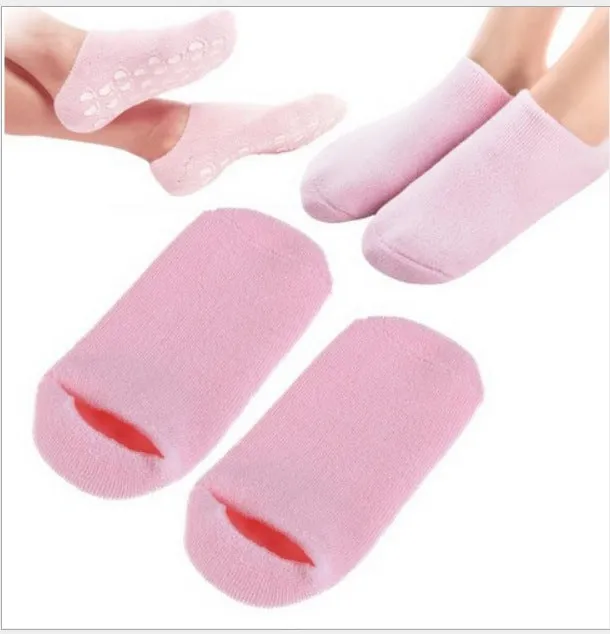 Importikaah Moisturizing Treatment Gel Spa Socks Bundle: Set of 3 Pairs