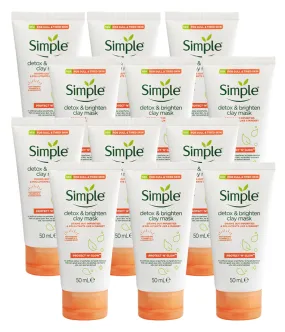 Simple Detox and Brighten Clay Mask 50ml